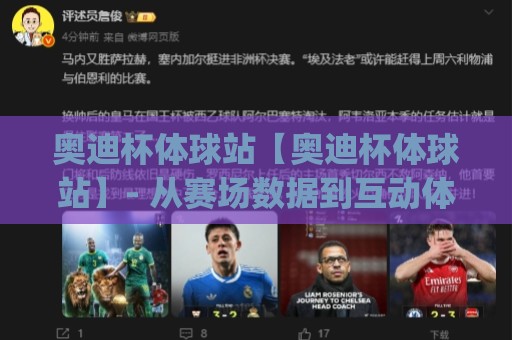 奥迪杯体球站【奥迪杯体球站】- 从赛场数据到互动体验：奥迪杯体球站如何重塑2026体育内容消费？(奥迪杯体球站)🍘今日最新外围下球站视频半全场动画水位精彩片段流畅